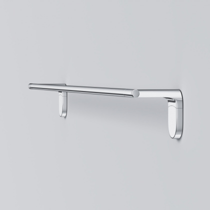 Вешалка для полотенец X-Joy, 5,1х60х5,5 см, хром, A84346400