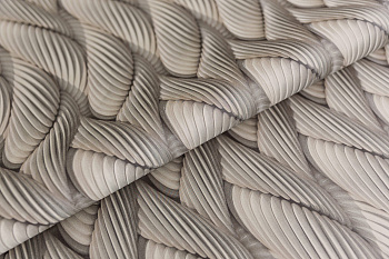 Обои виниловые Трессаж мотив, коричневый Обои виниловые Трессаж мотив, коричневый