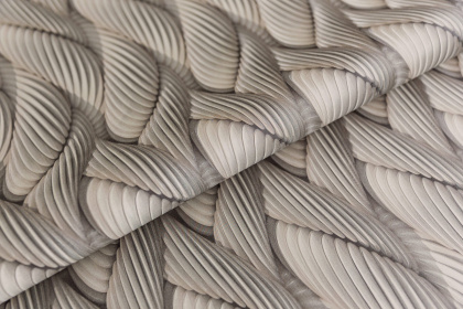 Обои виниловые Трессаж мотив, коричневый Обои виниловые Трессаж мотив, коричневый