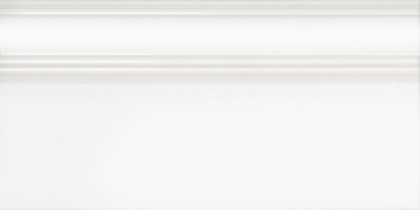 Плинтус Беллони белый матовый обрезной 20x40x1,6