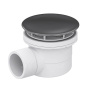 Сифон для душевых поддонов RGW Velplex QYD-06 графит, RGW 18241106-02 Сифон для душевых поддонов RGW Velplex QYD-06 графит, RGW 18241106-02