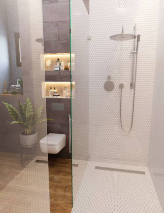 стеклянная мозаика, COLORS 100, Hexagon стеклянная мозаика, COLORS 100, Hexagon