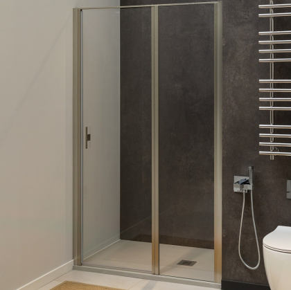 Душевая дверь Allen Brau Priority 100 3.31005.BA серебро браш