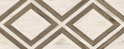 Плитка настенная Wisdom бежевый узор 20х50 (11шт/1.1м2), м2