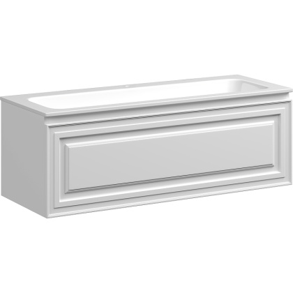 Тумба подвесная SANCOS Very 1195х445х406, c одним  ящиком оснащенным доводчиками, Bianco , арт.VR120W Тумба подвесная SANCOS Very 1195х445х406, c одним  ящиком оснащенным доводчиками, Bianco , арт.VR120W