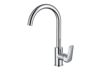 Смеситель для кухни AQUATEK (полукруглый излив) AQ1082CR ВЕГА 