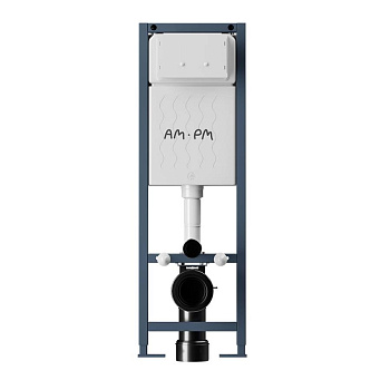 I012711.0351 ErgoFit инсталляция для подвесного унитаза с клавишей ErgoFit M пластик, хром глянец.