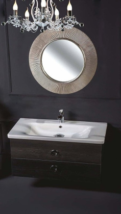 Тумба 100см*43,5 BLACK WOOD (керам.моноблок) 830-100-BW Boheme Тумба 100см*43,5 BLACK WOOD (керам.моноблок) 830-100-BW Boheme