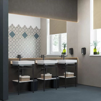 Чементо серый светлый матовый обрезной 30x60x0,9