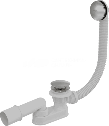 Слив-перелив для акриловых ванн VAGNERPLAST click/clack металл Слив-перелив для акриловых ванн VAGNERPLAST click/clack металл