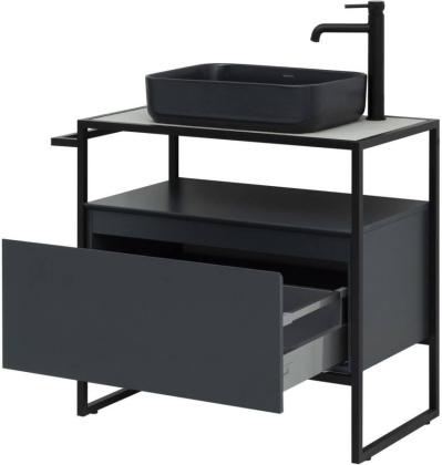 Тумба под раковину Allen Brau Priority 80 1.31002.AM антрацит матовый Тумба под раковину Allen Brau Priority 80 1.31002.AM антрацит матовый