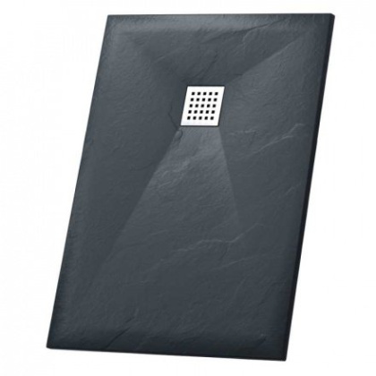 Душевой поддон RGW ST-G 80 x 180 см, прямоугольный, искусственный камень, графит, 14152818-02