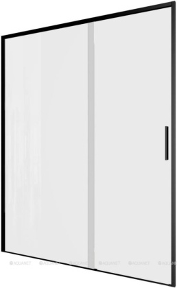 Душевая дверь Aquanet Pleasure Evo 150 AE65-N150-BT профиль черный, прозрачное стекло
