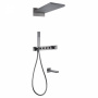 Душевая система ABBER Rund AF8753NG скрытого монтажа с изливом, термостат, никель Душевая система ABBER Rund AF8753NG скрытого монтажа с изливом, термостат, никель