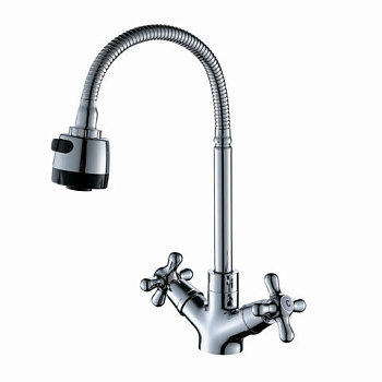 Смеситель для кухни OneLife P03-004cr полимерный Смеситель для кухни OneLife P03-004cr полимерный