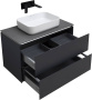 Тумба под раковину Allen Brau Infinity 85 1.21001.AM антрацит матовый