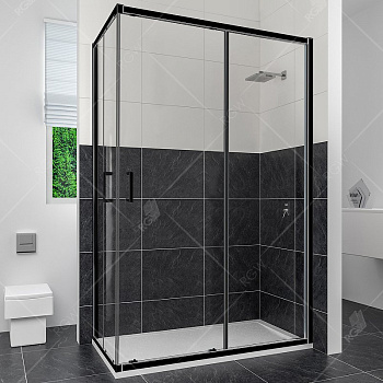Душевой уголок RGW Classic CL-44B 120х90 32094492-14 профиль Черный стекло прозрачное Душевой уголок RGW Classic CL-44B 120х90 32094492-14 профиль Черный стекло прозрачное