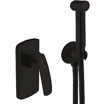 Гигиенический душ со смесителем Rose R1105H, черный Гигиенический душ со смесителем Rose R1105H, черный