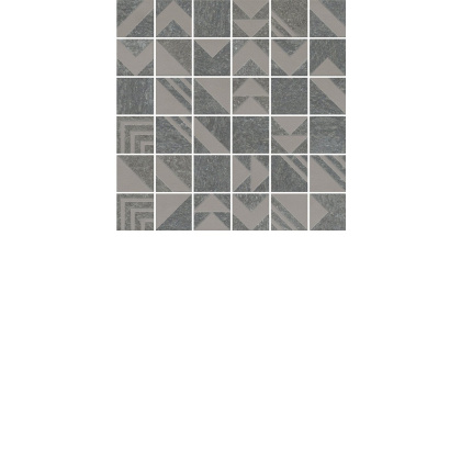 Декор Про Нордик серый темный мозаичный 30x30x0,9