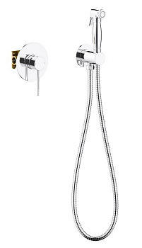 Смеситель Timo Saona 2389/00SM встроенный с гигиеническим душем, хром