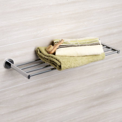 Полка для полотенец Rhein, 66,5х5,5х20,8 см, хром, K-6211