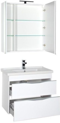 Мебель для ванной Aquanet Эвора 80 белый Мебель для ванной Aquanet Эвора 80 белый