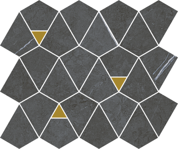 Мозаика 600110000945 Metropolis Вертекс Империал 25,8см*30см*9мм (1уп/12шт/0,924м2) матовый, шт Мозаика 600110000945 Metropolis Вертекс Империал 25,8см*30см*9мм (1уп/12шт/0,924м2) матовый, шт