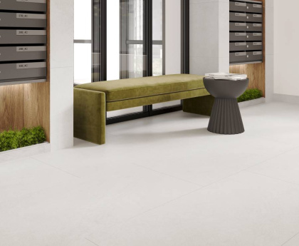 Sandstone Bianco PRO Керамогранит светло-серый 80х80 матовый R10GR STR