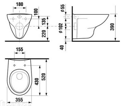 Унитаз с инсталляцией Roca Mateo 893100010