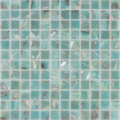 Стеклянная мозаика, 7103 Oasis Turquoise 25x25, Oasis Стеклянная мозаика, 7103 Oasis Turquoise 25x25, Oasis
