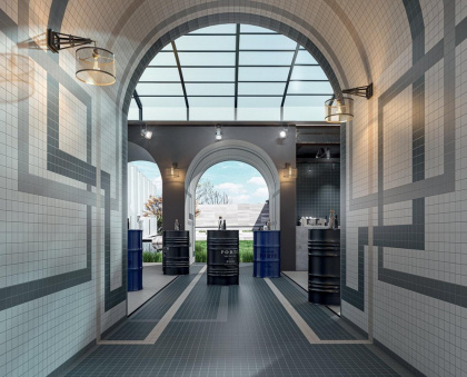 Керамогранит 1333 Агуста чёрный (29,8см*39,8см*7мм) (8шт/0,922м2) полотно, м2 Керамогранит 1333 Агуста чёрный (29,8см*39,8см*7мм) (8шт/0,922м2) полотно, м2