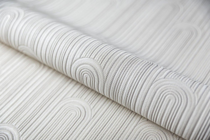 Обои виниловые Арки мотив, серый светлый