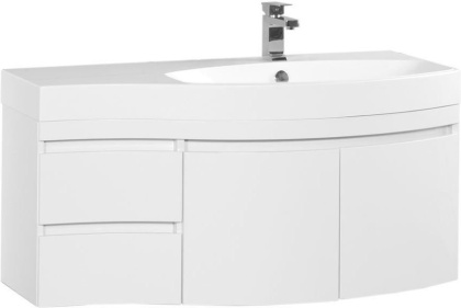 Тумба с раковиной Aquanet Опера 115 R белый (2 дверцы 2 ящика) Тумба с раковиной Aquanet Опера 115 R белый (2 дверцы 2 ящика)