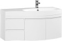 Тумба с раковиной Aquanet Опера 115 R белый (2 дверцы 2 ящика) Тумба с раковиной Aquanet Опера 115 R белый (2 дверцы 2 ящика)
