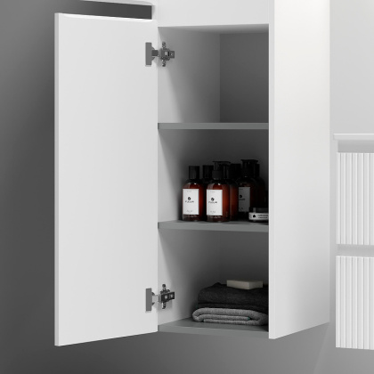 Шкаф-пенал SANCOS Snob T подвесной Bianco, 350х350х1650 мм, арт. PSNT35W
