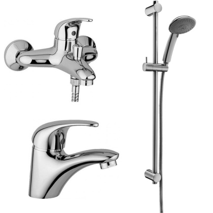 Набор смесителей душ Paffoni Nettuno Due 3 в 1 (сет 2) Набор смесителей душ Paffoni Nettuno Due 3 в 1 (сет 2)