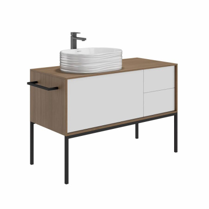Раковина ARTBASIN Sabbia накладная 50, белая глянцевая SA.wb.50\WHT