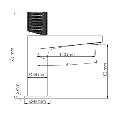 Смеситель для раковины WasserKRAFT Schunter 8203 Смеситель для раковины WasserKRAFT Schunter 8203