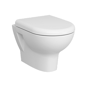 Унитаз подвесной VitrA Zentrum Rim-Ex 5795B003-0075 безободковый Унитаз подвесной VitrA Zentrum Rim-Ex 5795B003-0075 безободковый