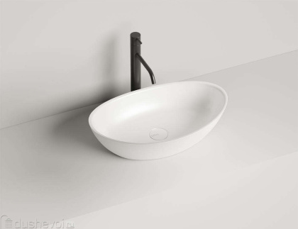 Раковина Salini CALLISTA 103 1101203SMRH S-Stone покраска по RAL снаружи, накладная, матовая Раковина Salini CALLISTA 103 1101203SMRH S-Stone покраска по RAL снаружи, накладная, матовая