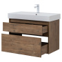 Тумба под раковину Aquanet Nova Lite 85 дуб рустикальный, 2 ящика