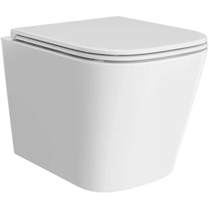 Унитаз Kerama Marazzi Cubo CU.wc.02 подвесной с сиденьем Микролифт Унитаз Kerama Marazzi Cubo CU.wc.02 подвесной с сиденьем Микролифт