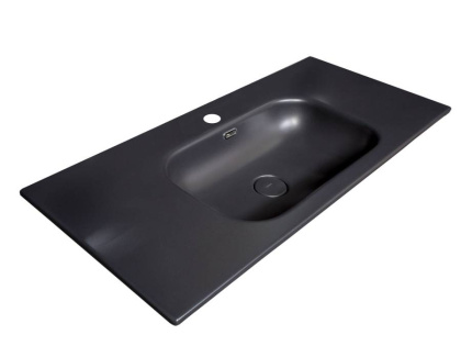 Столешница моноблок Vallessi 100 антрацит керамика