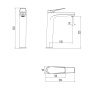 Смеситель Lemark Bronx LM3709BL для раковины Смеситель Lemark Bronx LM3709BL для раковины