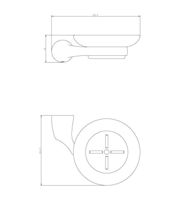 Мыльница стеклянная RUSH Devon (DE75411) Мыльница стеклянная RUSH Devon (DE75411)