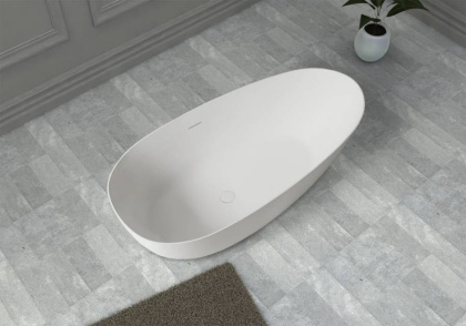 Ванна из литьевого мрамора Abber Stein 160х75 AS9611-1.6