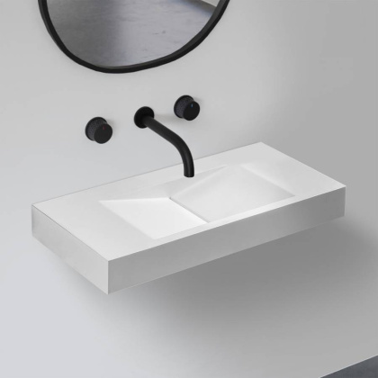 Раковина подвесная ABBER Stein AS2641 белая матовая Раковина подвесная ABBER Stein AS2641 белая матовая