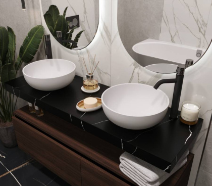 Столешница прямая FLAT NERO MARQUINA 1410*460*70 Столешница прямая FLAT NERO MARQUINA 1410*460*70