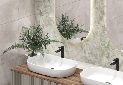 Керамогранит Meissen Keramik Lush многоцветный ректификат 44,8x89,8 A16889