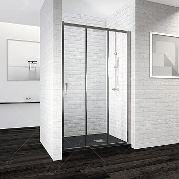 Душевая дверь RGW Passage PA-13 130 06081313-11 профиль Хром стекло прозрачное